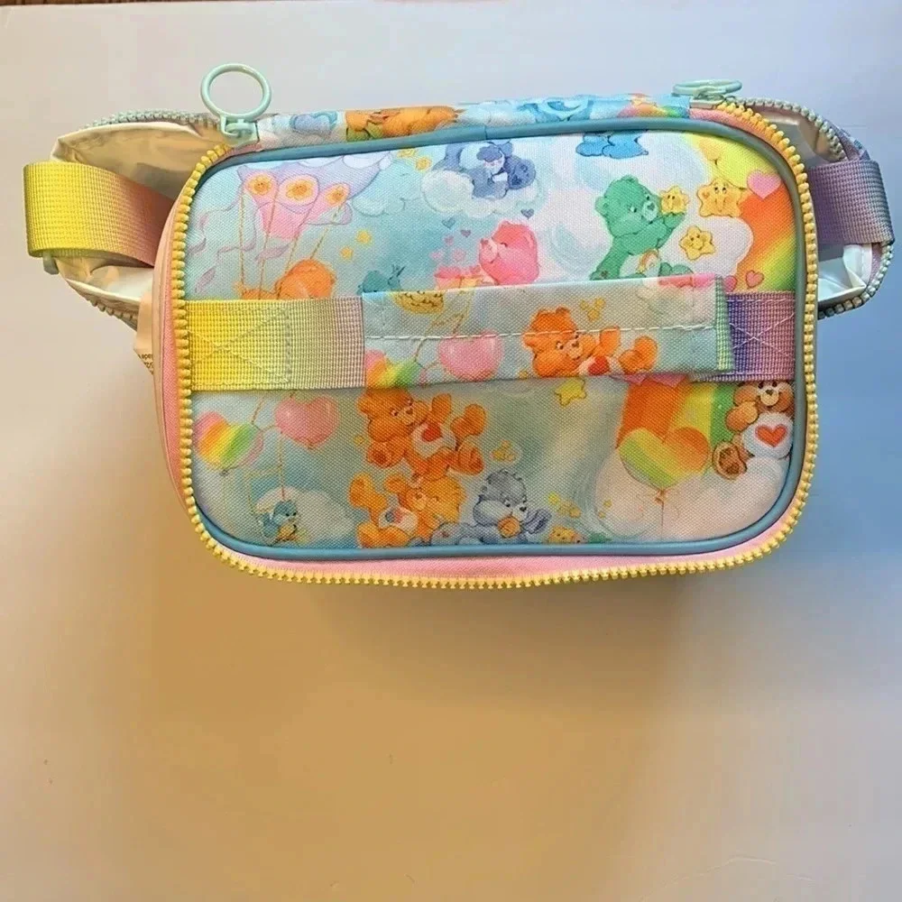 Care Bears 9 Can Insulated Square Lunch Pail Cooler Bag NWT